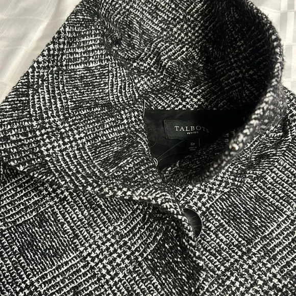 blazer,jacket,preppy clueless,crop wool blend  tweed,academia,herringbone, NWT - Picture 14 of 17